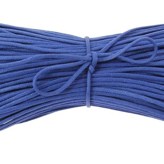Lacets Ronds Coton Cir/é Couleur Bleu King Les lacets Fran/çais