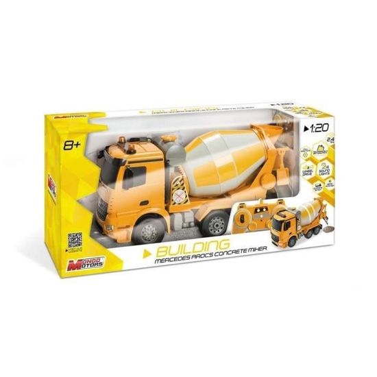 1:20 Orange 63510 Mondo- Mercedes AROCS BETONNIERE Vehicles Radio Commande