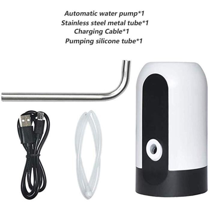 Pompe pour bouteilles d'eau, recharge USB, pompe à eau potable, 2 à 5  gallons, distributeur d'eau électrique universel portabl[318] - Cdiscount  Maison