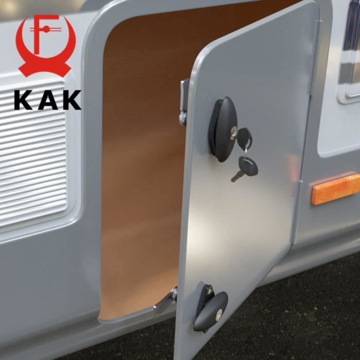 JIT loquet de porte de RV Serrure de porte de camping-car avec 2 clés  universelles pour camping-cars Armoires de distribution - Cdiscount Auto
