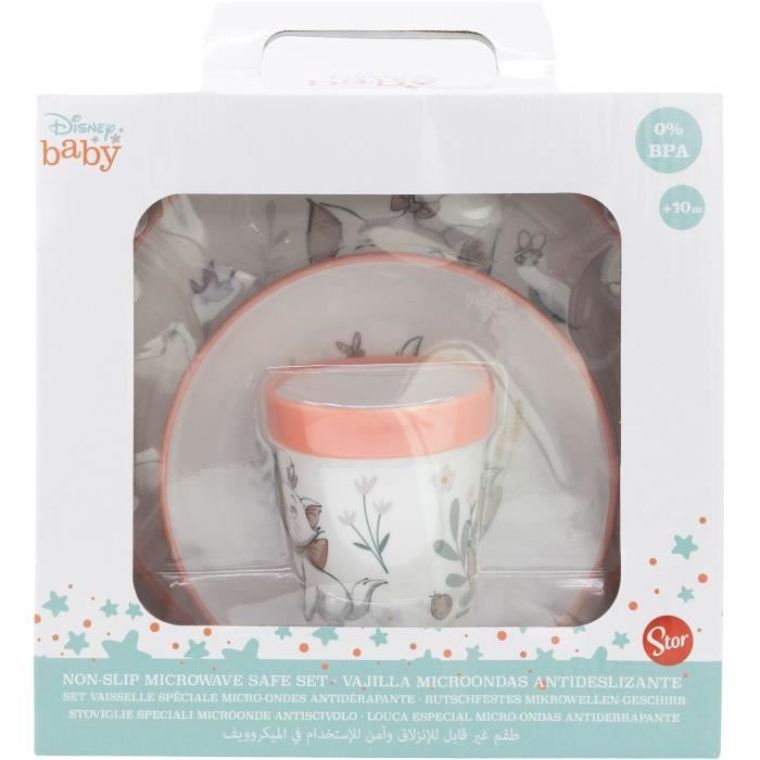 MINNIE Ensemble repas assiette bol et verre pas cher