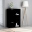 Armoire De Rangement Armoire De Chambre Noir 60x29 5x90 Cm