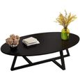 100cm-120cm Table Basse pour Salon Moderne scandinave Table d'appoint canapé Table d'extrémité pour Manger café Snack ou Table [785]-0