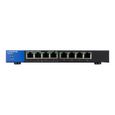 LINKSYS LGS108P Switch non manageable PoE+ (30W) 8 ports Gigabit-0