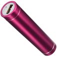 Batterie Chargeur Externe pour IPHONE 8 PLUS (+) APPLE Universel Power Bank 2600mAh Secours - Couleur:ROSE-0