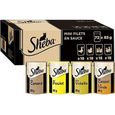 Sheba Mini Filets en Sauce – Sachets Fraîcheur - 72 sachets X 85g Nourriture pour Chat Adulte 353620-0