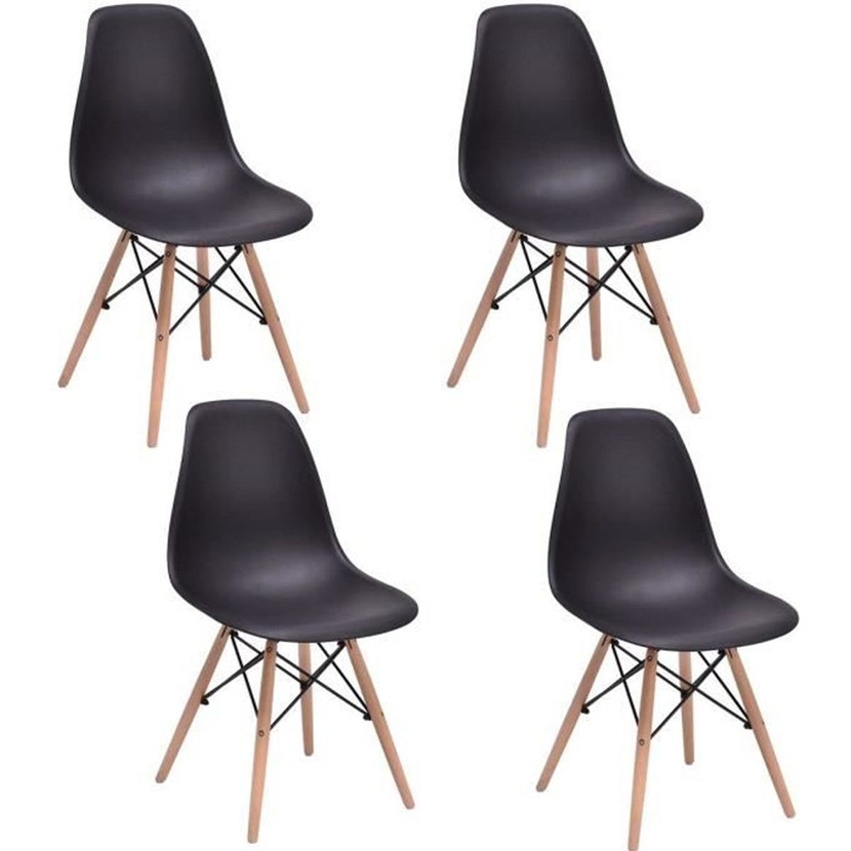 Lot De 4 Chaises Cuisine Salle A Manger Retro Eiffel Chaises Salon