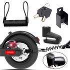PDZZZD Cadenas Antivol Trottinette electrique Vélo Moto, Cadenas Velo avec Cable de Rappel pour Antivol Trottinette Electrique Xiaomi M365