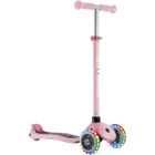 Trottinette 3 roues - GLOBBER - PRIMO LIGHTS - Rose Pastel - Roues lumineuses - 2 à 7 ans - 50 Kg