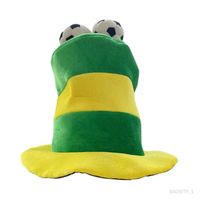 Chapeau de football - Mascara de carnaval - Accessoire de fête - Hommes et femmes - Vert