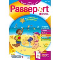 Passeport - De la Grande Section au CP 5-6 ans - Cahier de vacances 2023