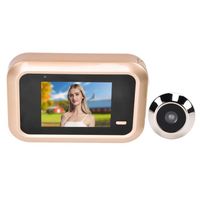 Vvikizy - Caméra judas intelligente - Visionneuse de porte - 0,3 MP - Enregistrement sonnette bricolage