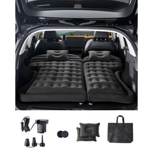 Matelas Gonflable SUV Coffre Peugeot 2008/3008/5008 – Lit Voiture 2-3 Personnes Noir