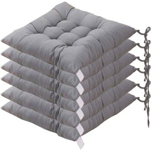 Coussin De Chaise Rond Antidérapant - 40.6 Cm, Housse Amovible, Mousse Dense - Beige