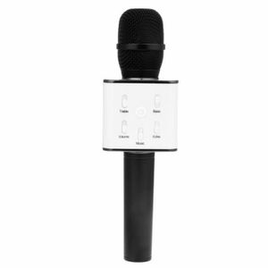HAUT-PARLEUR - MICRO noir Q7 microphone de chant pour KTV Karaoke Playe
