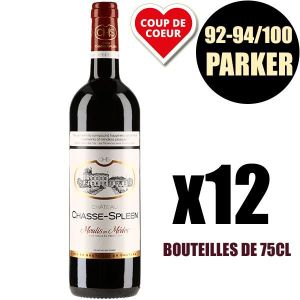 VIN ROUGE X12 Château Chasse-Spleen 2016 75 cl AOC Moulis Vi