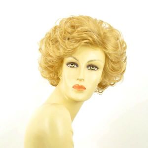 Perruque Synthétique Mi-longue Blond Doré Clair KAISSY LG26 - Bonnet Moyen, Bouclée - Neuf Avec étiquettes