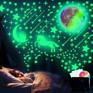La Planète Étoile Lumineuse Plafond Stickers Muraux, Étoile Fluorescente,  Galaxie Décoration Chambre Enfant Et Garçon[x4351] - Cdiscount Maison