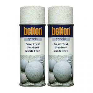 Bombe de peinture effet granit gris Belton 400ml - Peinture
