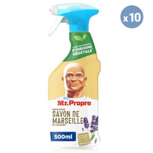 NETTOYAGE MULTI-USAGE 10 Sprays Nettoyants Savon de Marseille & Lavande 