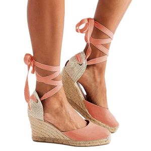 Espadrille talon compense - Cdiscount