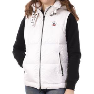Doudoune jott sans manche fourrure femme Cdiscount