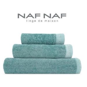 NAF NAF  Set de bain 3 pièces CASUAL - 100% coton – 500gr/m² - Bleu - 30x50 + 50x100 + 70x140 cm