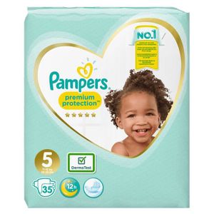 COUCHE Couches PAMPERS Premium Protection - Taille 5 (11-16 kg) - 35 couches