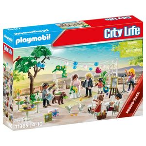 FIGURINE - PERSONNAGE PLAYMOBIL - Cérémonie de mariage - City Life - Bla