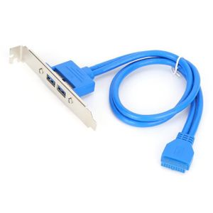 Cable interne usb carte mere vers 2 ports femelle - Cdiscount