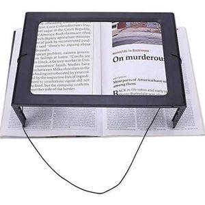 Loupe portative pour livres de lecture pour personnes âgées 2 pièces,  diamètre : 100 mm (poignée amovible)