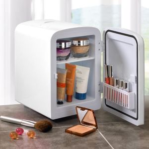 Professionnel Frigo de beauté,Mini réfrigérateur portatif du ménage 12L,Température constante Intelligente 10-18 ℃,pour Masque cosmétique