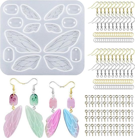 Moules à Bijoux Artisanaux - Formes Lunettes Pour Résine, Colliers, Boucles D'oreilles - Fournitures Créatives