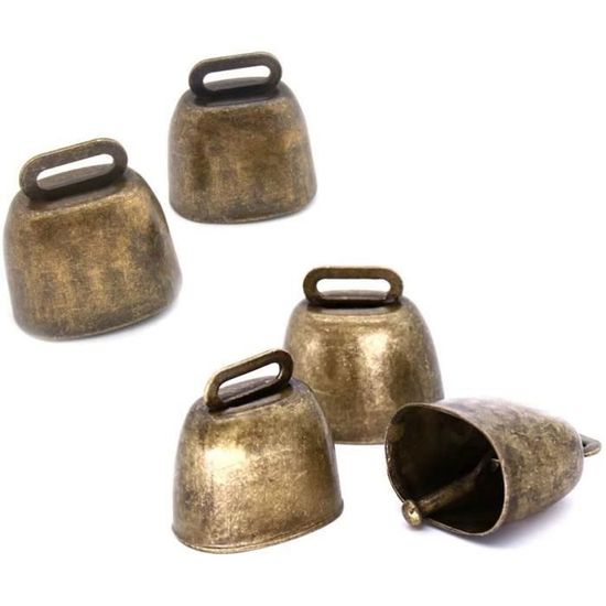Lot De 60 Petites Cloches En Cuivre/bronze De 0,55 Pouce - Pour Loisirs Créatifs - Neuf
