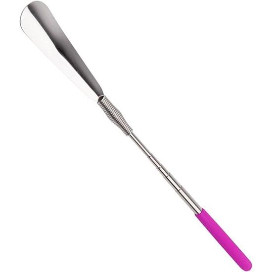 Chausse-pied Télescopique Longueur Réglable 34-85 Cm – Pour Personnes Âgées, Mobilité Réduite Ou Voyage