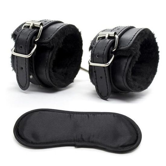 Menottes De Suspension Pour Porte – Jeux BDSM Couple – Fetish Tentation – Noir