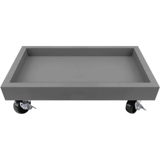 Pot De Fleurs Mobile Base Porte Fleurs,Support Roulant Plantes, Plateau