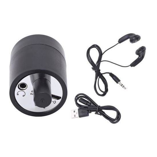 Amplificateur Sonore Mural - Détecteur D'écoute à Travers Les Murs Avec Casque 3,5 Mm - Haute Sensibilité Pour Bruits De Tuyauterie Et Anomalies - 12