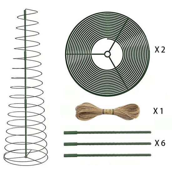 4 Suporte De Haste Ikebana Em Espiral, Hanataba Arranger Twi | Frete grátis