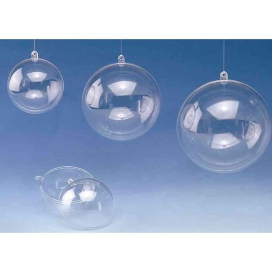 Boule en plastique, 2 pièces, diamètre 100 mm Cdiscount Maison