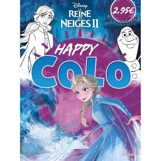 Hemma - Disney La Reine des Neiges 2 – Happy colo – Livre de coloriage –  Dès 5 ans - Collectif 280x210