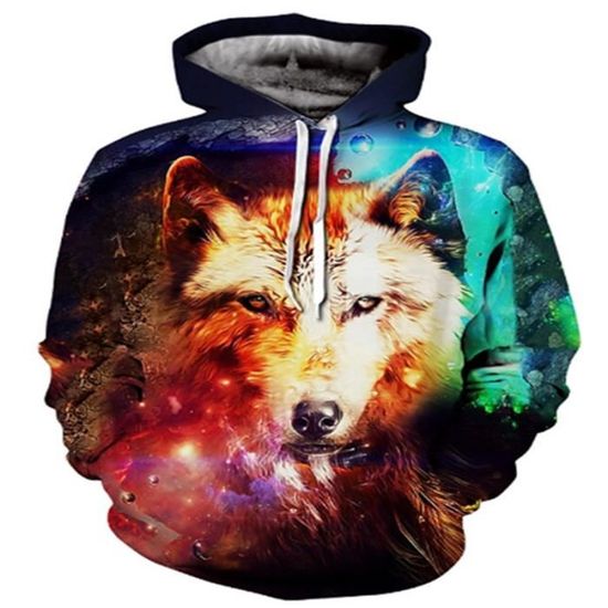 Pull best sale avec loup