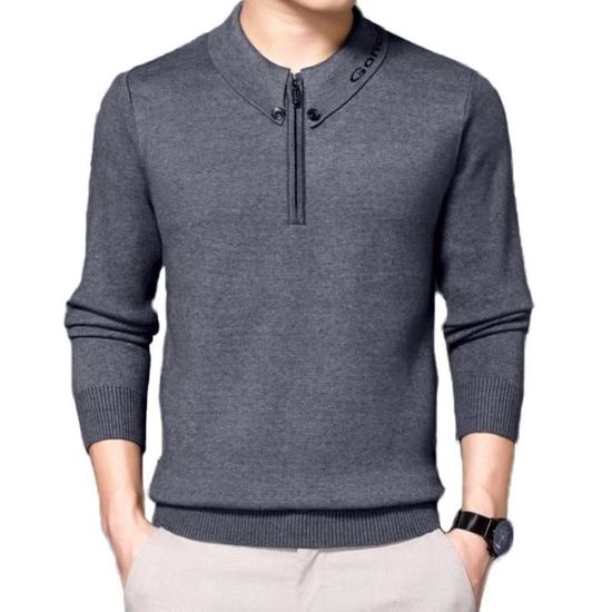 Sweat-shirt à Col Zippé Homme HDOEHLXF - Motif Can-am, Polaire Chaude - Poche Kangourou, Manches Longues Pour L'hiver - 9