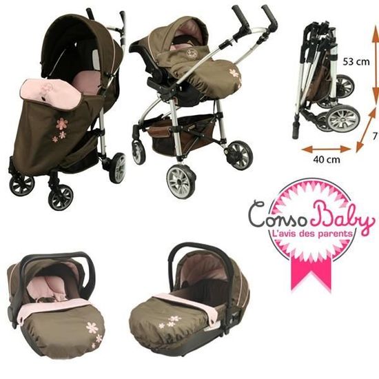 Poussette trio noukies lola store