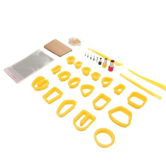 Kit De 36 Mini Emporte-pièces En Acier Inoxydable Pour Argile Polymère - Création De Bijoux Et Boucles D'Oreilles - 10