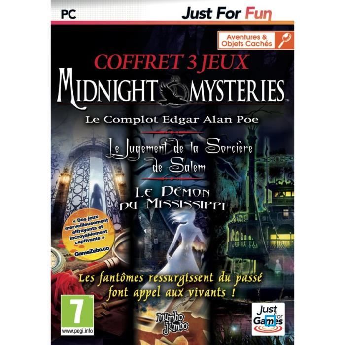 Just For Games Midnight Mysteries - Trilogie 1+2+3 / Jeu PC