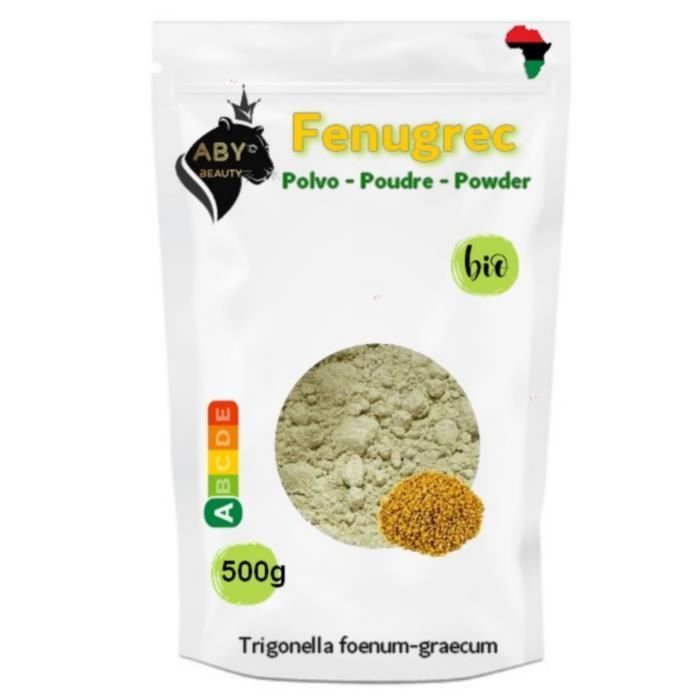 Fenugrec en poudre - 500 G - ABY Beauty