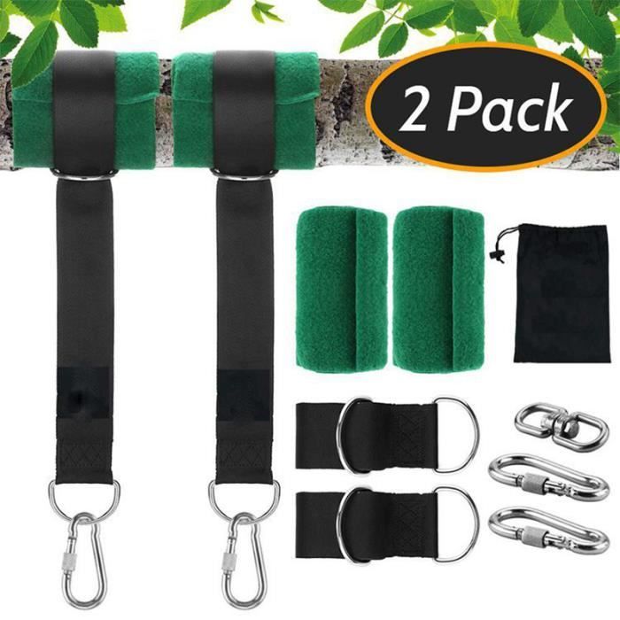 Ultra Résistant aux Sangles Lourde Suspension 150CM,Cordes d’Attache pour Balancoire de Jardin,Hamac,ou Siège Suspendu