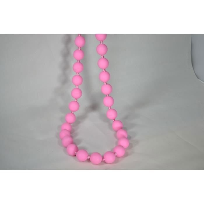 Collier d’allaitement & de portage silicone Rose
