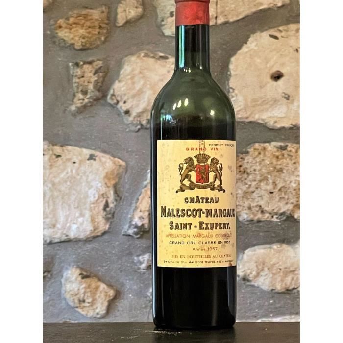 Vin rouge, Margaux, Château Malescot St Exupéry 1957 Rouge